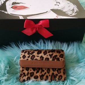 SOLD Adrienne Vittadini Leopard Print Leatherlet